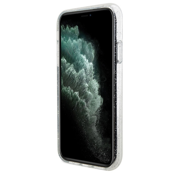 Karl Lagerfeld KLHMN61HGKCNOT iPhone 11 / Xr 6.1" transparente durocase Karl&Choupette Glitter MagSafe