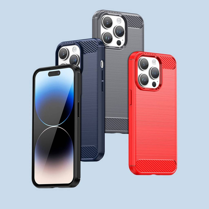 CARBON CASE IPHONE 14 PRO BLUE