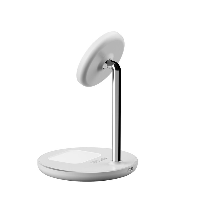 TECH-PROTECT QI15W-A21 2IN1 MagNETIC MagSafe CARICATORE WIRELESS BIANCO