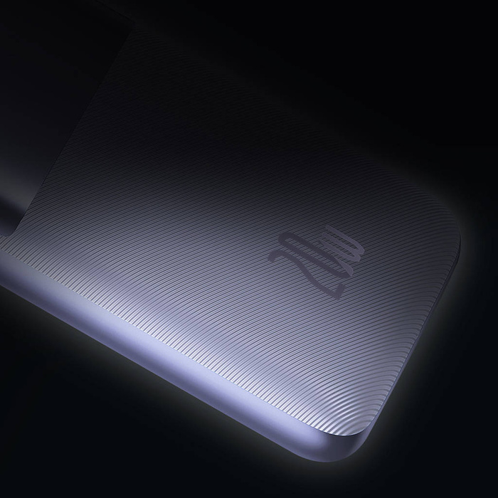 Baseus Baseus Pro 10000mAh 20W Powerbank Violett mit USB Typ A - USB Typ C 3A 0,3m Kabel (PPBD040205)