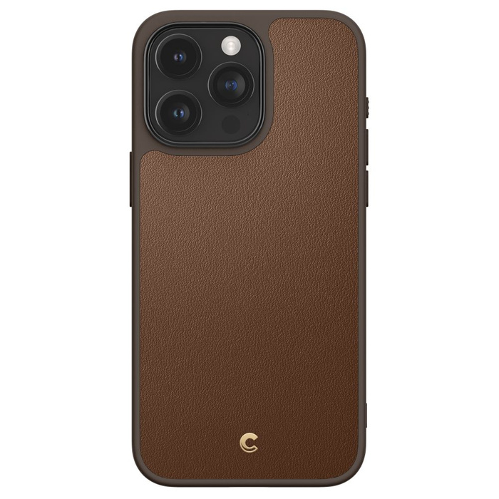 Obal Spigen Cyrill Kajuk Mag MagSafe iPhone 15 Pro Max Sedlo Brown Case