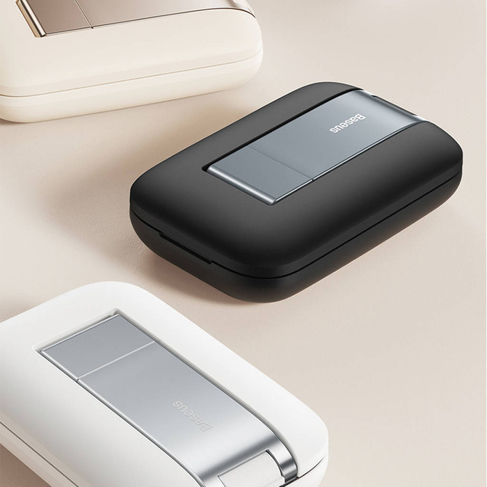 Support de téléphone réglable Baseus Seashell Series - noir