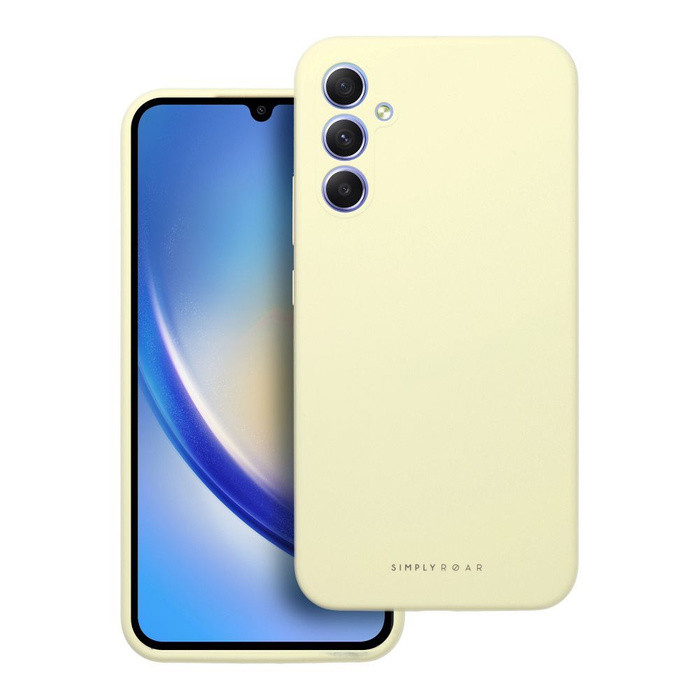 ROAR futerał CLOUD SKIN do SAMSUNG A34 5G Jasnożółty
