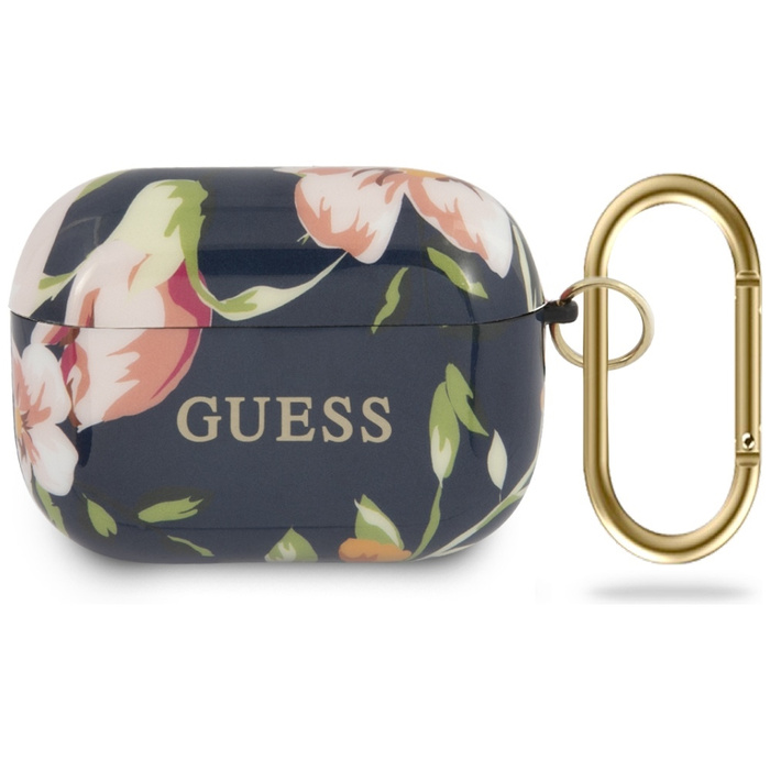 Coque GUESS Apple AirPods Pro Cover Flower Collection Blue Case