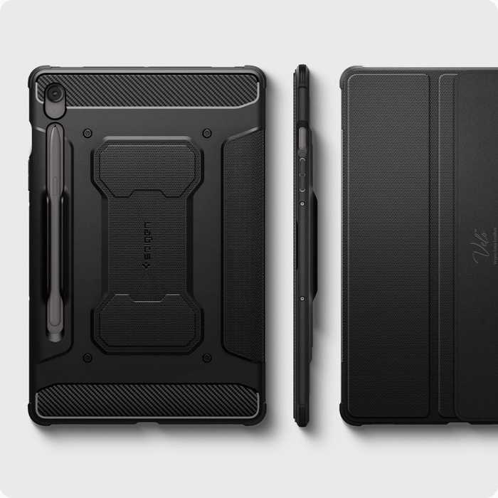 SPIGEN RUGGED ARMOR “PRO” GALAXY TAB S9 11.0 / S10 FE 10.9 X710 / X716B / X520 / X526 BLACK