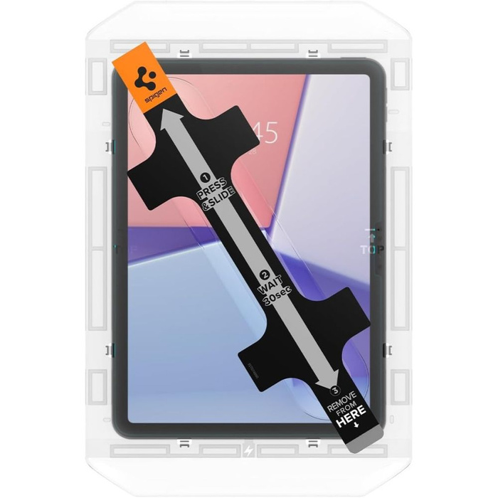 Tempered Glass Spigen Glas.tr "ez Fit" iPad Air 13 2024 Clear