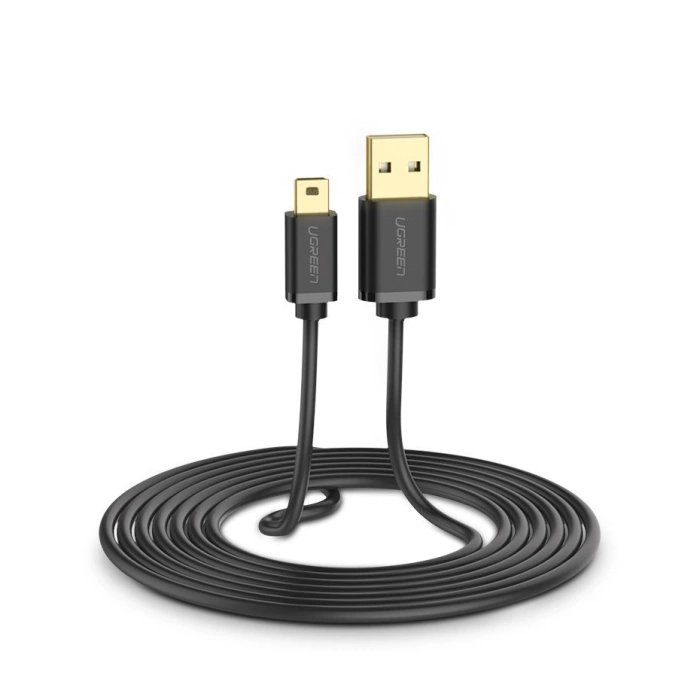 Ugreen cable uSB - mini USB 480 Mbps cable 3 m black (US132 10386)