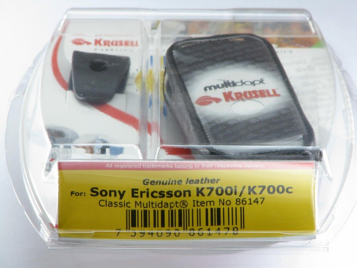 Coque KRUSELL Étui pour Sony Ericsson K700i SE Noir