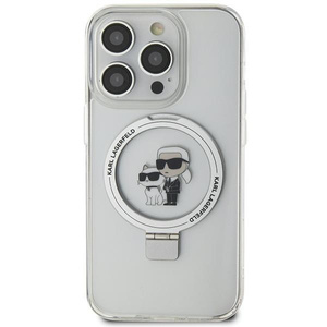 Case Karl Lagerfeld KLHMN61HMRSKCH iPhone 11 / Xr 6.1" white/white hardcase Ring Stand Karl&Choupettte MagSafe Case