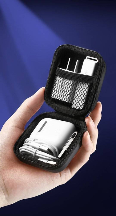 Ugreen pouzdro na sluchátka 8 cm x 8 cm černé (40816)