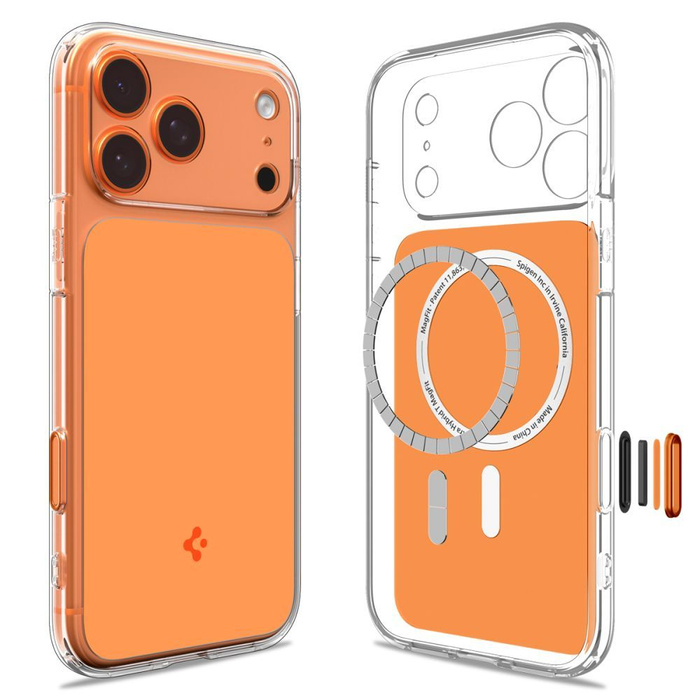 Spigen Ultra Hybrid "T" Mag MagSafe IPhone 17 PRO GLÄNZEND ORANGE
