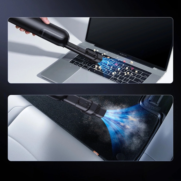 Baseus A0 Pro 4000Pa HEPA kabelloser Autostaubsauger – Schwarz