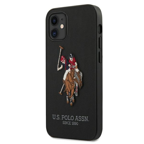 Cover US Polo Apple iPhone 12 mini Polo Embroidery Collection Black Case