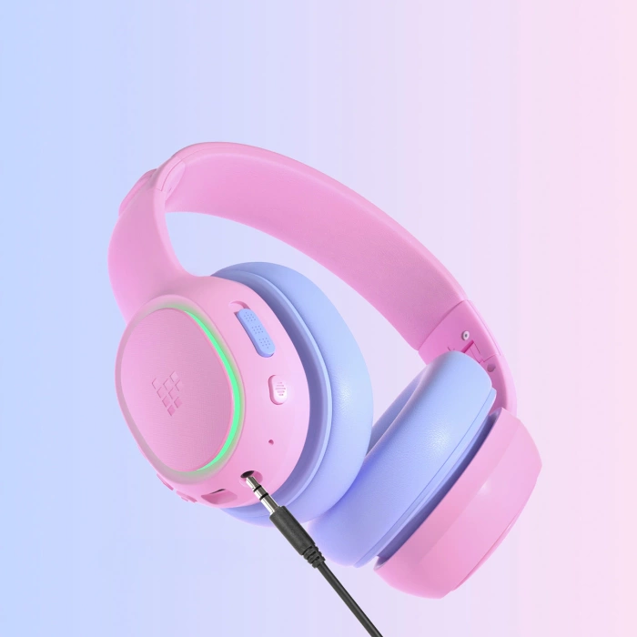 Tronsmart KH03 kabellose Kopfhörer mit ANC, für Kinder, sicher – Pink