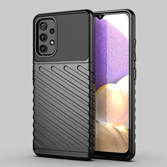 Thunder Case flexibilní pancéřovaný pouzdro kryt Samsung Galaxy A72 4G černý