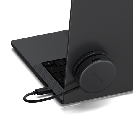 Satechi OntheGo 7-in-1 Multiport Adapter - adapter do urządzeń mobilnych (USB-C PD, 2x USB-A, HDMI 4K, Ethernet, czytnik kart micro/SD) (space black)