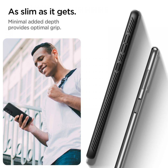 Spigen Liquid Air MATTE Samsung Galaxy A33 5G Cover Nero Case