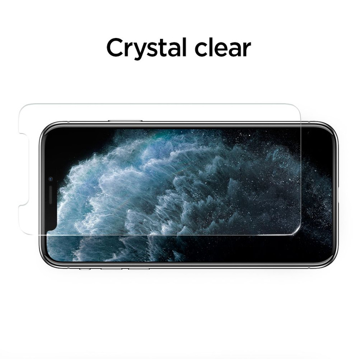 Edzett üveg SPIGEN Alm Glas.tr Slim 2 csomag Apple Iphone 11