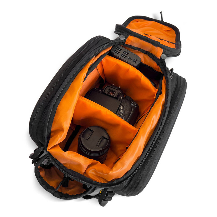 Wozinsky geräumige Fahrradträgertasche 35L (inklusive Regenschutz) schwarz (WBB19BK)