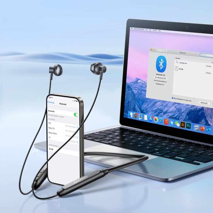 Joyroom JR-D8 Bluetooth-Funkkopfhörer mit Kopfbügel – Schwarz