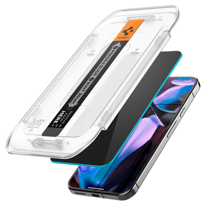 VERRE PRIVATISANT SPIGEN GLAS.TR "EZ FIT" 2-PACK GOOGLE PIXEL 9 PRO XL PRIVACY