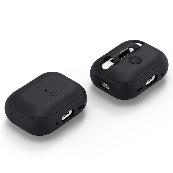 Case Spigen Silicone Fit Strap Apple Airpods Pro 1 / 2 Black Case