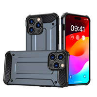 Pouzdro iPhone 15 Pro Hybrid Armor – modré