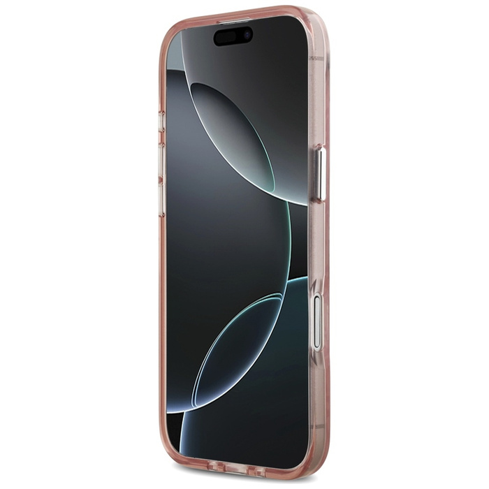 Etui Karl Lagerfeld IML Choupette Head   Logo MagSafe do iPhone 17 Air różowy