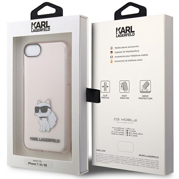 Karl Lagerfeld KLHCI8HNCHTCP iPhone 7/8/ SE 2020 / SE 2022 rose/rose durcase Ikonik Choupette