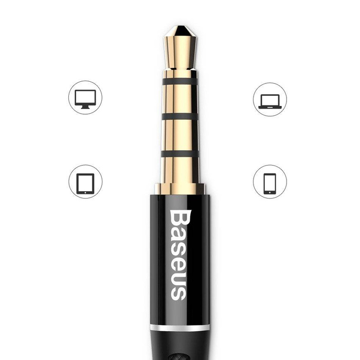 Baseus Encok H06 In-Ear-Kopfhörer Fernbedienung Headset Silber (NGH06-0S)