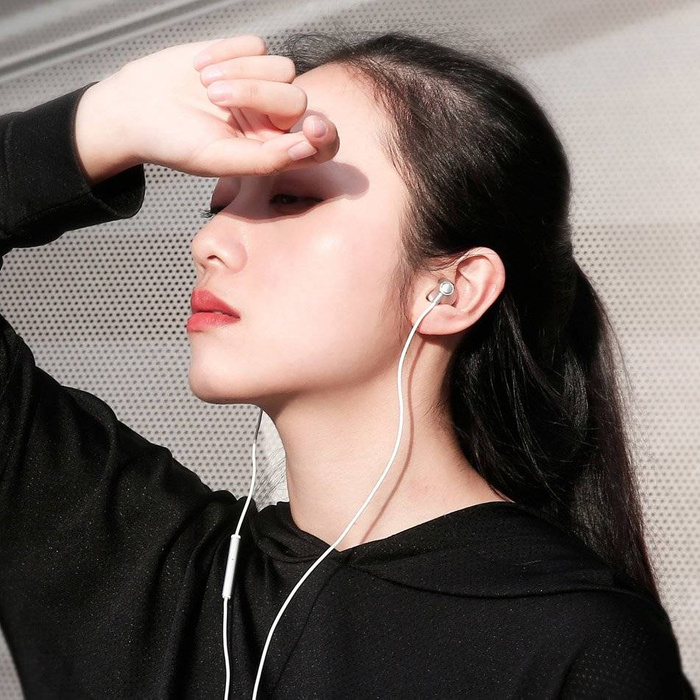 Baseus Encok H06 In-Ear Earphone Remote Control Headset Silver (NGH06-0S)