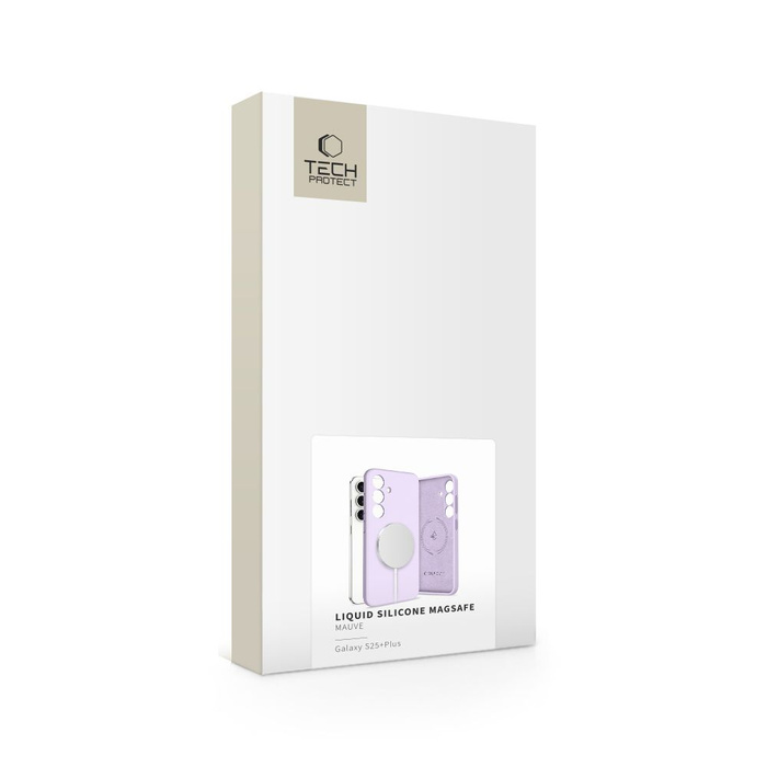 Etui TECH-PROTECT LIQUID SILICONE MAGSAFE GALAXY S25+ PLUS MAUVE