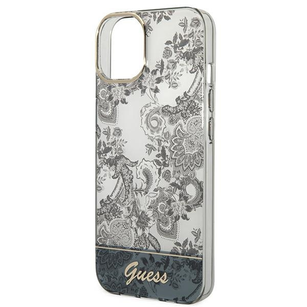 Guess GUHCP14MHGPLHG iPhone 14 Plus 6,7" grau/grau hartcase Porzellan Kollektion