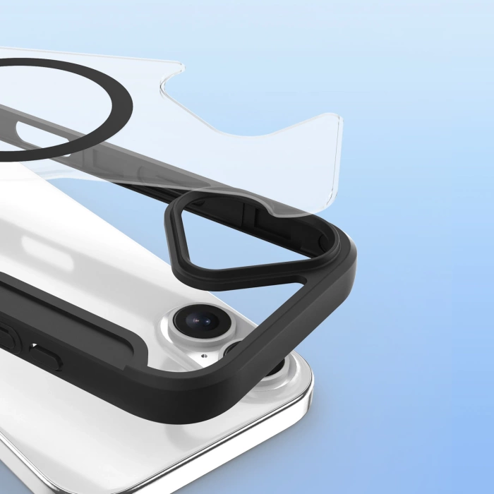 Dux Ducis Skin X Pro iPhone 17 Hülle mit Wallet, MagSafe kompatibel - Schwarz