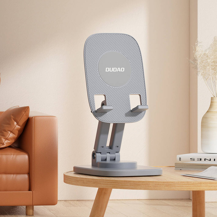 Dudao desk telescopic stand folding stand for téléfono portable tablet white (F5XS whie)