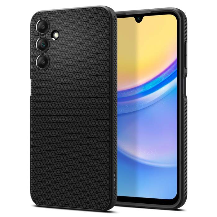 Hülle Spigen Liquid Air Samsung Galaxy A15 4g / 5g MATTE Schwarz Case