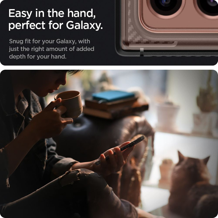 Telefontok SPIGEN Galaxy Note 20 Ultra Rugged Armor matt fekete fekete tok