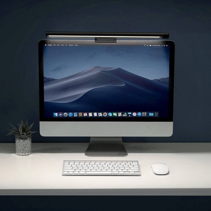 Luce LED Baseus i-work per monitor da tavolo con illuminazione nera (DGIWK-P01)