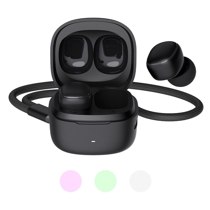 Słuchawki bezprzewodowe douszne Blue Star Mini A19 TWS różowe 