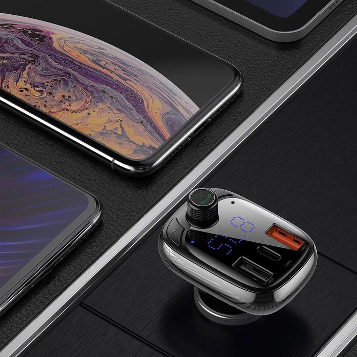 Bluetooth-Sender / Autoladegerät Baseus S-13 (Overseas Edition) – Schwarz