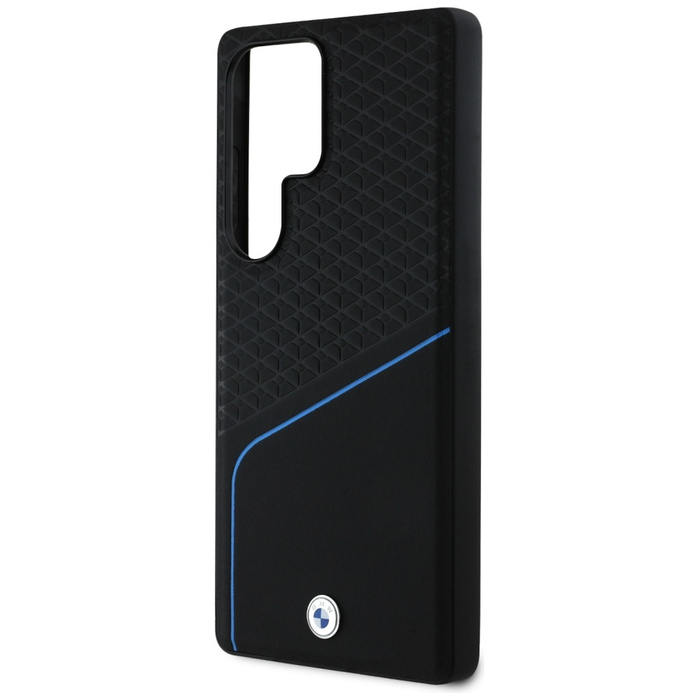 Funda BMW Cuero texturizado y liso MagSafe para Samsung Galaxy S25 Ultra negro