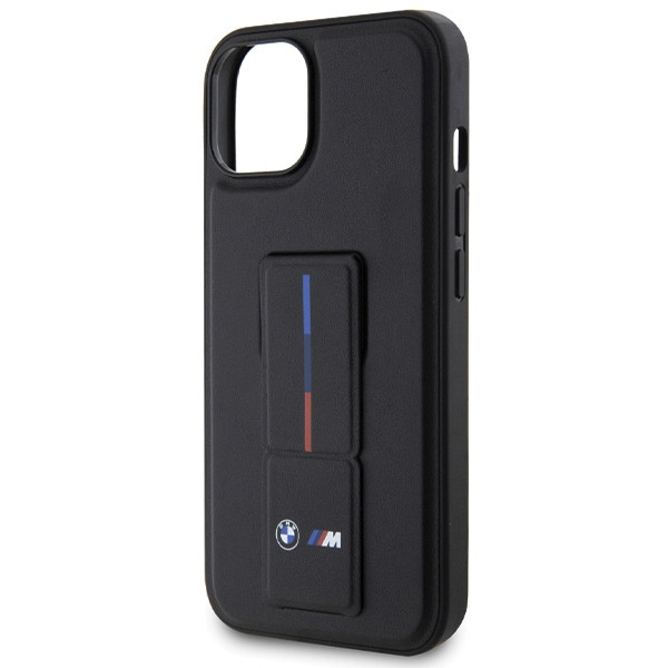 Funda BMW BMHCP15S22GSLK iPhone 15 / 14 / 13 6.1" negro/negro durocase Grip Hot Stamp Case
