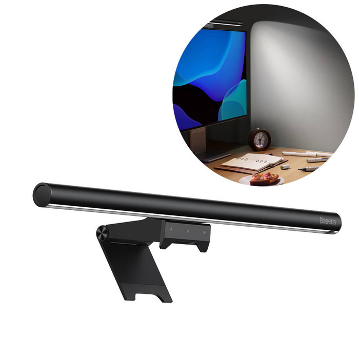 Baseus i-wok2 Lampada LED per monitor desktop illuminazione schermo nero (DGIW000101)