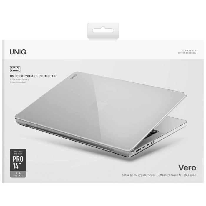 Etui UNIQ Vero do MacBook Pro 14" M1-M4  (2021-2024) przezroczysty