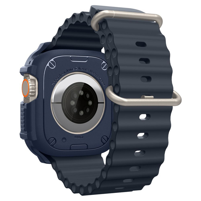 Hülle Spigen Rugged Armor Apple Watch Ultra 1 / 2 (49 Mm) Marineblau