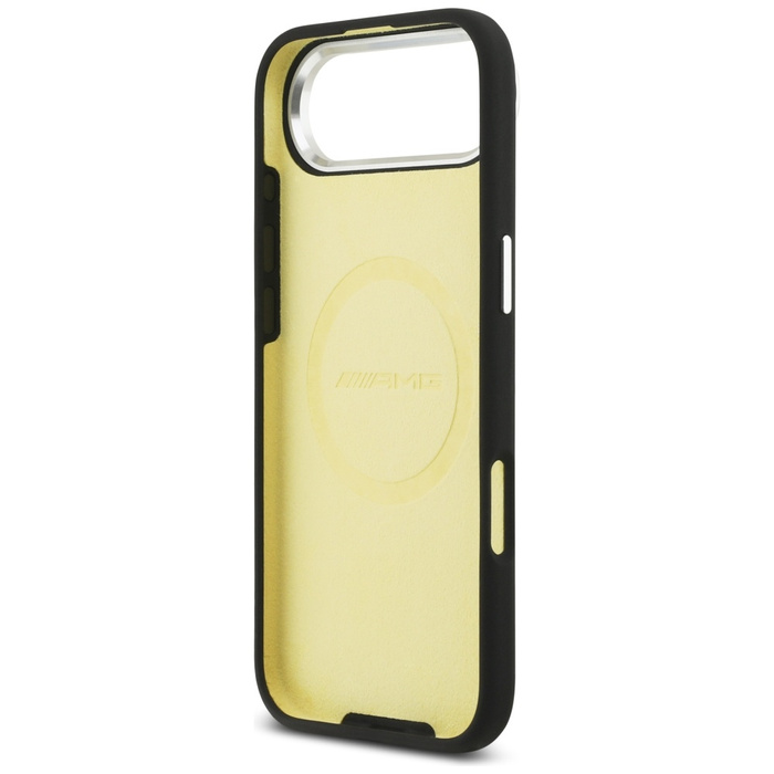 Etui AMG Silicone Oversize Rhombs        MagSafe do iPhone Air czarny