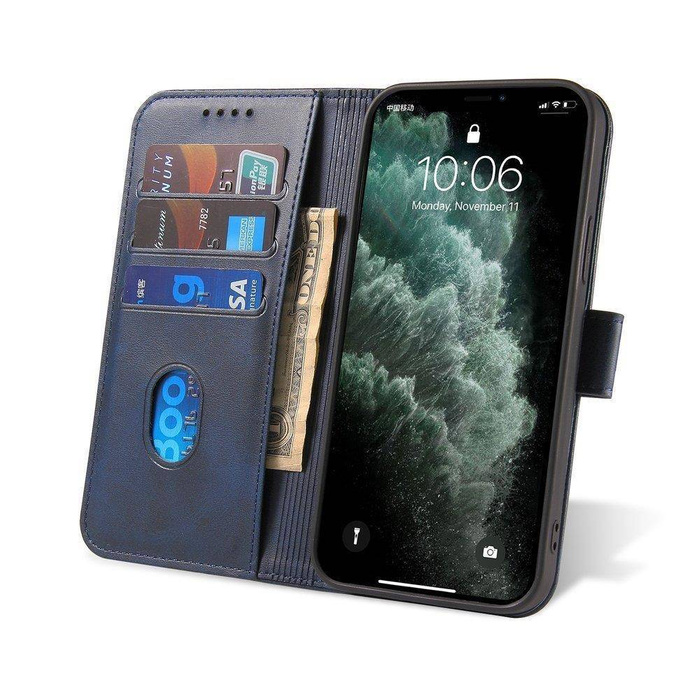 Magnet Case elegante Hülle mit Flip Cover und Standfunktion Xiaomi Redmi Note 11 Pro+ 5G (China) / 11 Pro 5G (China) / Mi11i HyperCharge / POCO X4 NFC blau