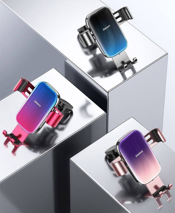 [B WARE] Baseus Glaze Gravity Holder Auto Halter Ständer Auto Lüftung schwarz (SUYL-LG01)