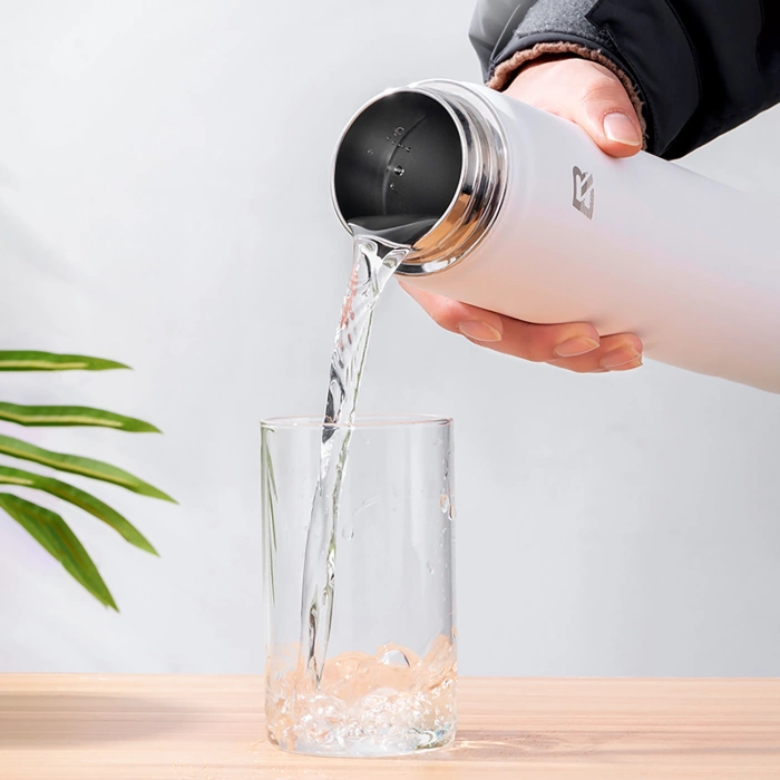 Rockbros 35210029005 bicycle thermal bottle for drinks 530 ml - white