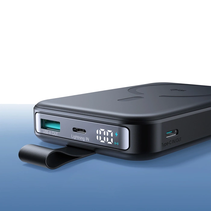 Powerbank Joyroom JR-PBM11 10000mAh 22.5W Qi2, kompatybilny z MagSafe, z podstawką - czarny